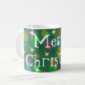 Kerstlampjes mok met prettige kerstdagen (Voorkant links)