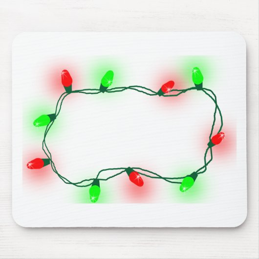 kerstlampjes muismat (Voorkant)