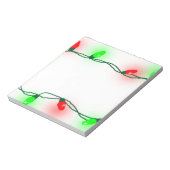 kerstlampjes notitieblok (Linkerzijde)