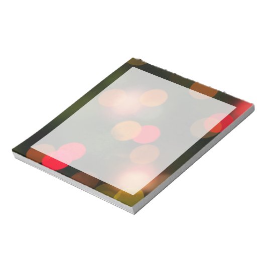 kerstlampjes notitieblok (Linkerzijde)