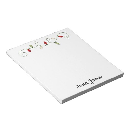 kerstlampjes | NOTITIEBLOK (Schuin)