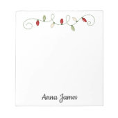 kerstlampjes | NOTITIEBLOK (Voorkant)