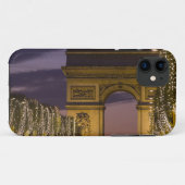 Kerstlampjes op de Champs Elysées Case-Mate iPhone Case (Achterkant (horizontaal))