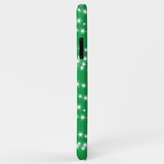Kerstlampjes op groene iPhone-draagtas Case-Mate iPhone Case (Achterkant/rechts)