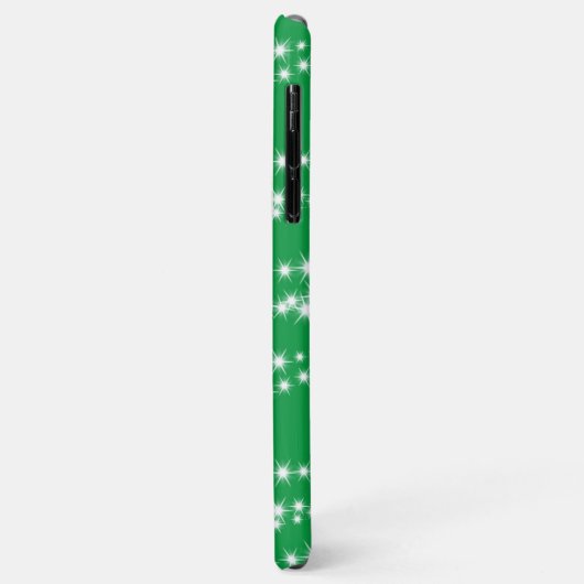 Kerstlampjes op groene iPhone-draagtas Case-Mate iPhone Case (Achterkant/links)