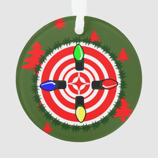 Kerstlampjes op het punt! ornament (achterkant)