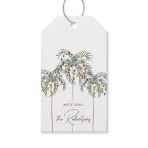 kerstlampjes op palmbomen, aangepaste cadeautjes L