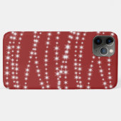Kerstlampjes op rode iPhone-draagtas Case-Mate iPhone Case (Achterkant (horizontaal))
