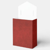 kerstlampjes op rood bedankdoosjes (Geopend)
