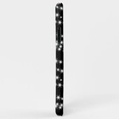 Kerstlampjes op zwarte iPhone-draagtas Case-Mate iPhone Case (Achterkant/rechts)