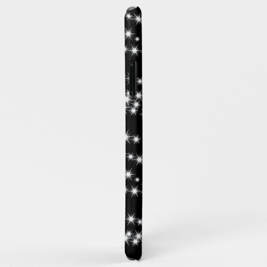 Kerstlampjes op zwarte iPhone-draagtas Case-Mate iPhone Case (Achterkant/rechts)