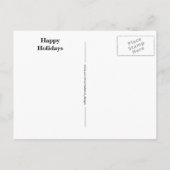 kerstlampjes, Oranje en blauw Briefkaart (Achterkant)