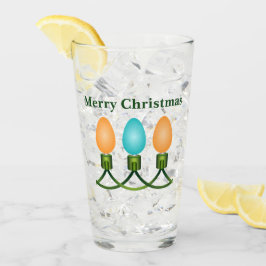 kerstlampjes, Oranje en blauw Glas