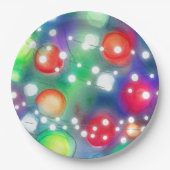 kerstlampjes papieren bordje (Voorkant)