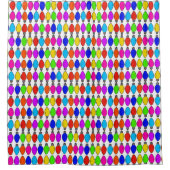 kerstlampjes Patroongordijn Douchegordijn (Voorkant)