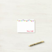 kerstlampjes Post haar notities Post-it® Notes (Op bureau)