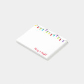 kerstlampjes Post haar notities Post-it® Notes (Schuin)