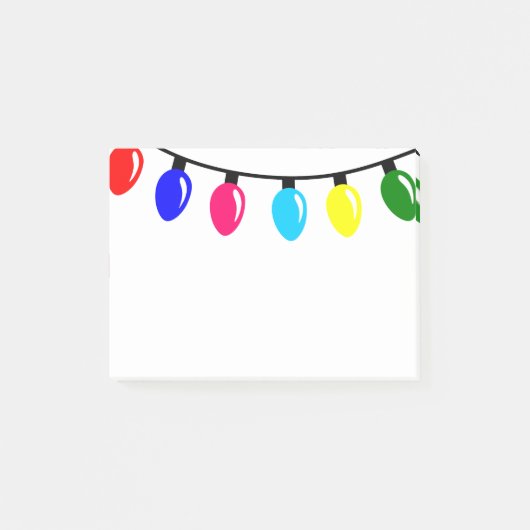 kerstlampjes post-it® notes (Voorkant)