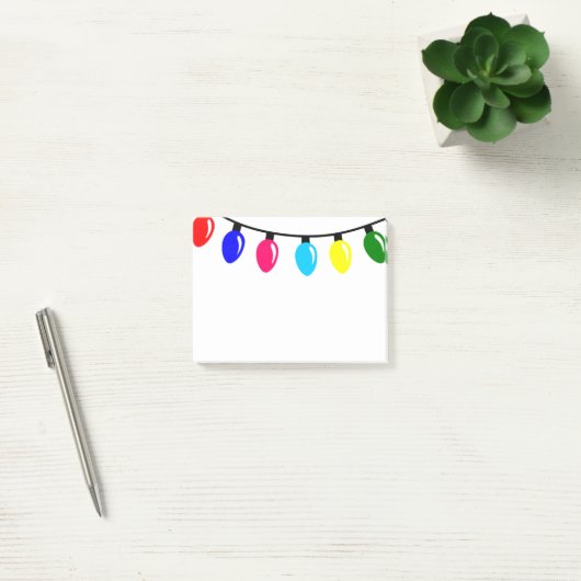 kerstlampjes post-it® notes (Kantoor)