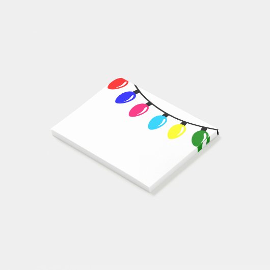 kerstlampjes post-it® notes (Schuin)