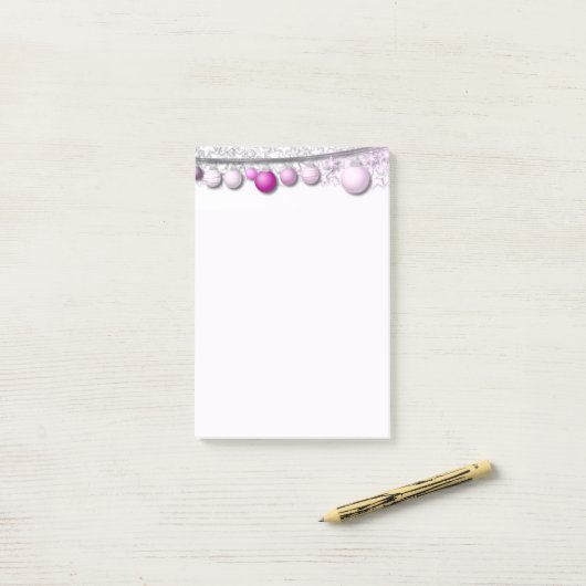 kerstlampjes post-it® notes (Op bureau)