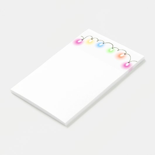 kerstlampjes post-it® notes (Schuin)