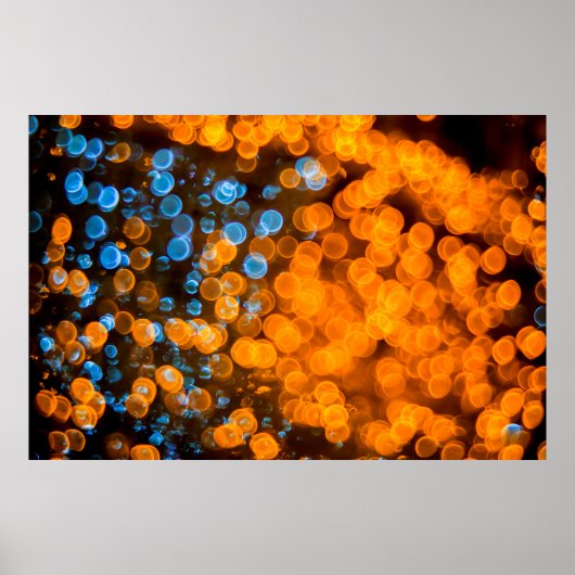 kerstlampjes poster (Voorkant)