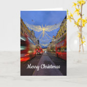 Kerstlampjes, Regent Street, Londen Kaart (Gele Bloem)