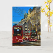 Kerstlampjes, Regent Street, Londen Kaart (Gele Bloem)