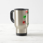 kerstlampjes reisbeker (Voorkant links)