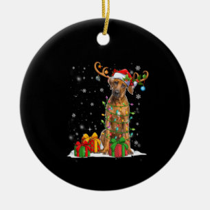 kerstlampjes Rhodesian Ridgeback Dog Keramisch Ornament