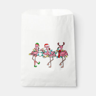 Kerstlampjes Roze Flamingo Santa Hat Holiday X Bedankzakje