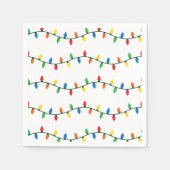 kerstlampjes servet (Voorkant)