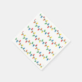 kerstlampjes servet (Hoek)