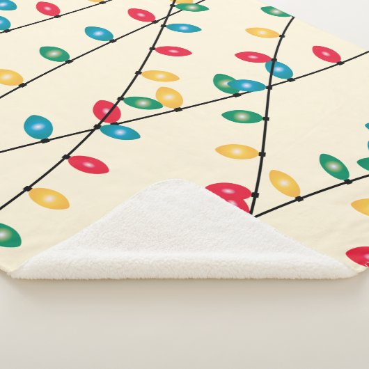 kerstlampjes sherpa deken (3/4)