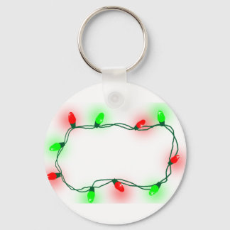 kerstlampjes sleutelhanger