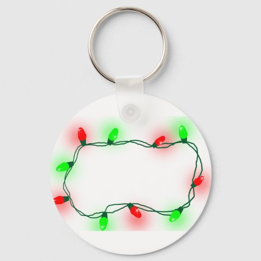kerstlampjes sleutelhanger (Voorkant)