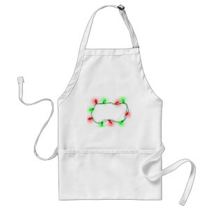 kerstlampjes standaard schort