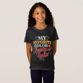 kerstlampjes t-shirt (Voorkant volledig)