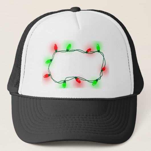 kerstlampjes trucker pet (Voorkant)