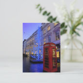 Kerstlampjes, Zuid-Molton St., Londen-Briefkaart Briefkaart (Staand voorkant)