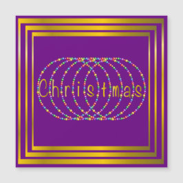 kerstlampontwerp voor Paars met Gold