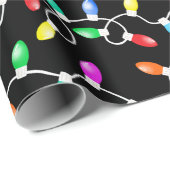 kerstlamppatroon cadeaupapier (Rol Hoek)