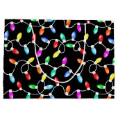 kerstlamppatroon groot cadeauzakje (Achterkant)