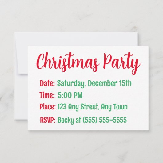 kerstlamppatroon kaart (Achterkant)