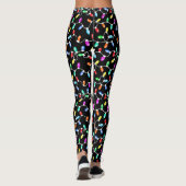 kerstlamppatroon leggings (Achterkant)