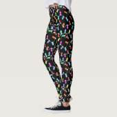 kerstlamppatroon leggings (Links)