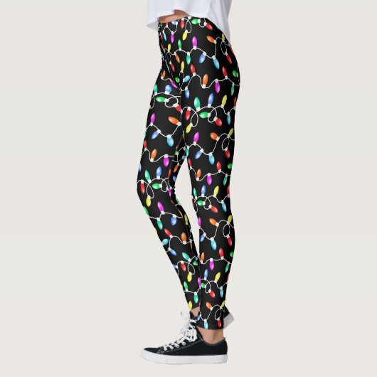 kerstlamppatroon leggings (Links)