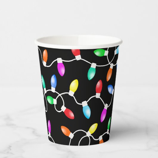 kerstlamppatroon papieren bekers (Links)