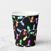 kerstlamppatroon papieren bekers (Voorkant)